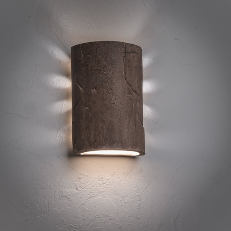 Masons Select 10in. High Ceramic Outdoor Wall Light, Adobe